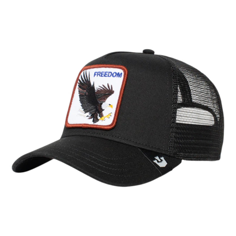 Goorin Bros Unisex The Freedom Eagle Trucker Hat 101-0384 Black