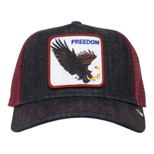 Goorin Bros Unisex The Freedom Eagle Trucker Hat 101-0384 Navy