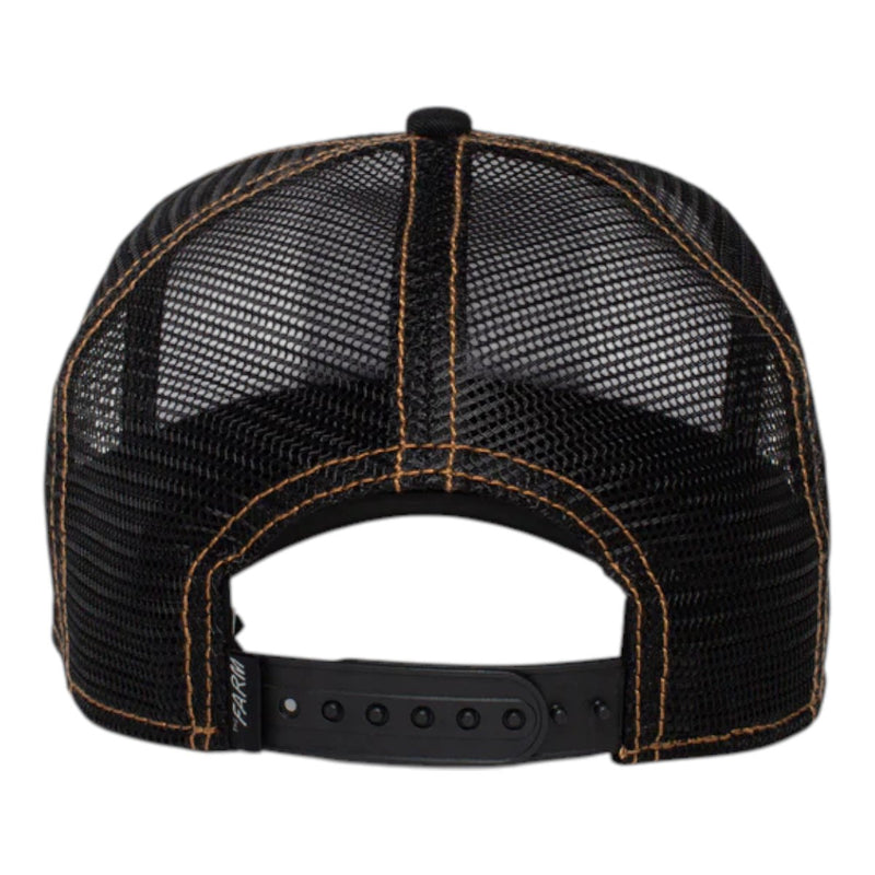 Goorin Bros Unisex The King Lion Trucker Hat 101-0388 Black/White