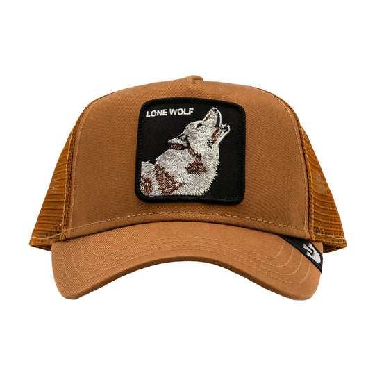 Goorin Bros Unisex The Lone Wolf Trucker Hat 101-0389 Chocolate