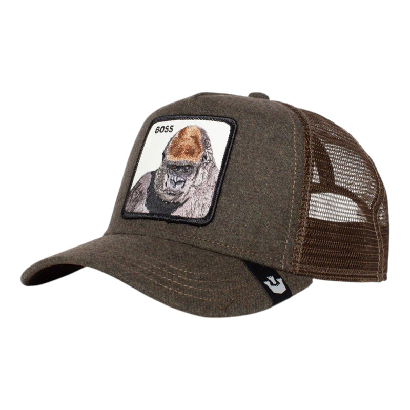 Goorin Bros Unisex Boss Energy Trucker Hat 101-1063 Dark Green