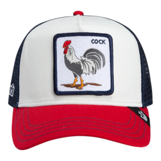 Goorin Bros Unisex Team Rooster Trucker Hat 101-2009 White