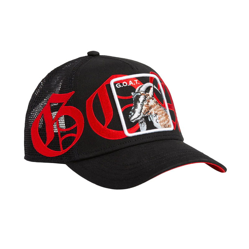Goorin Bros Unisex Old English Goat Trucker Hat 101-2615-VOI01 Void