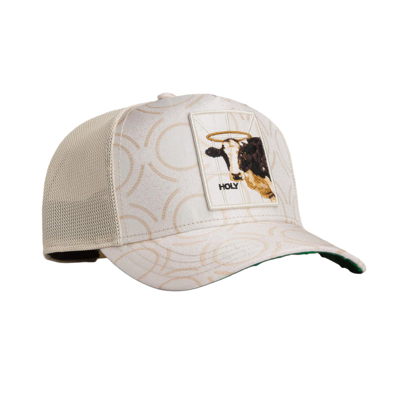 Goorin Bros Unisex Religulous - Holy Cow Trucker Hat 101-2694-CHA01 Chalk