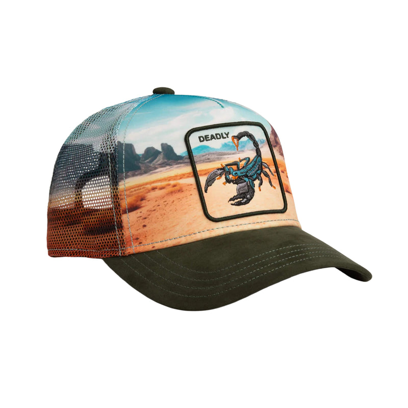 Goorin Bros Unisex Scorpion In The Element Trucker Hat 101-2695-PAL01 Palm