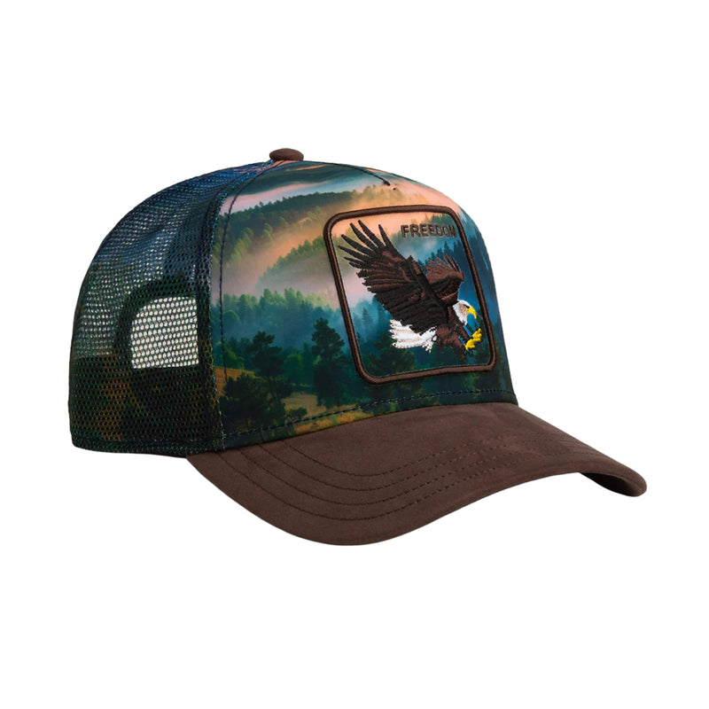 Goorin Bros Unisex Eagle In The Element Trucker Hat 101-2702-GRO01 Ground