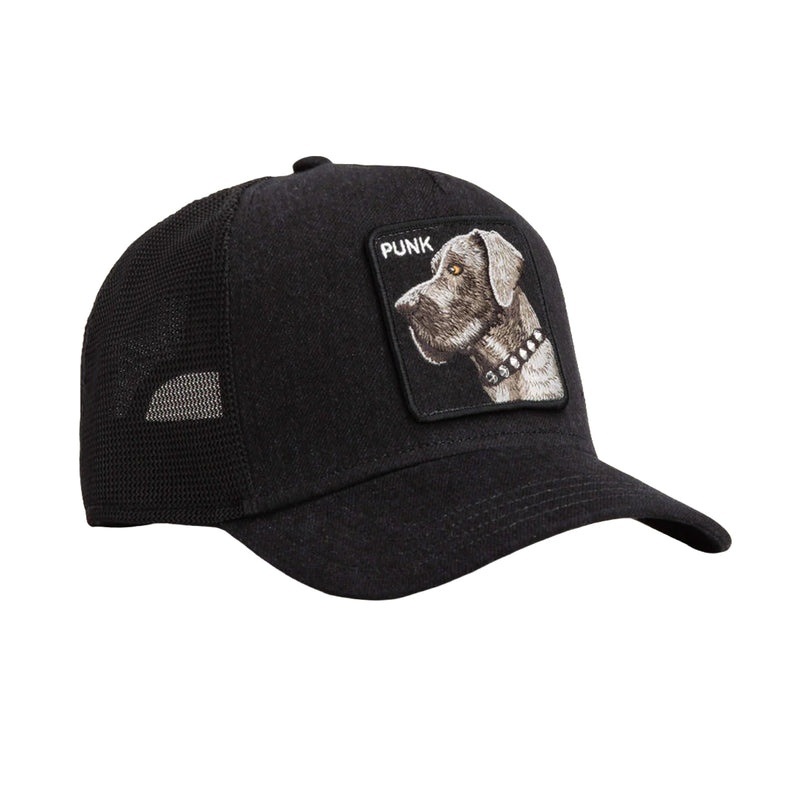 Goorin Bros Unisex Punk Dawg Trucker Hat 101-2705-DEN05 Black Denim