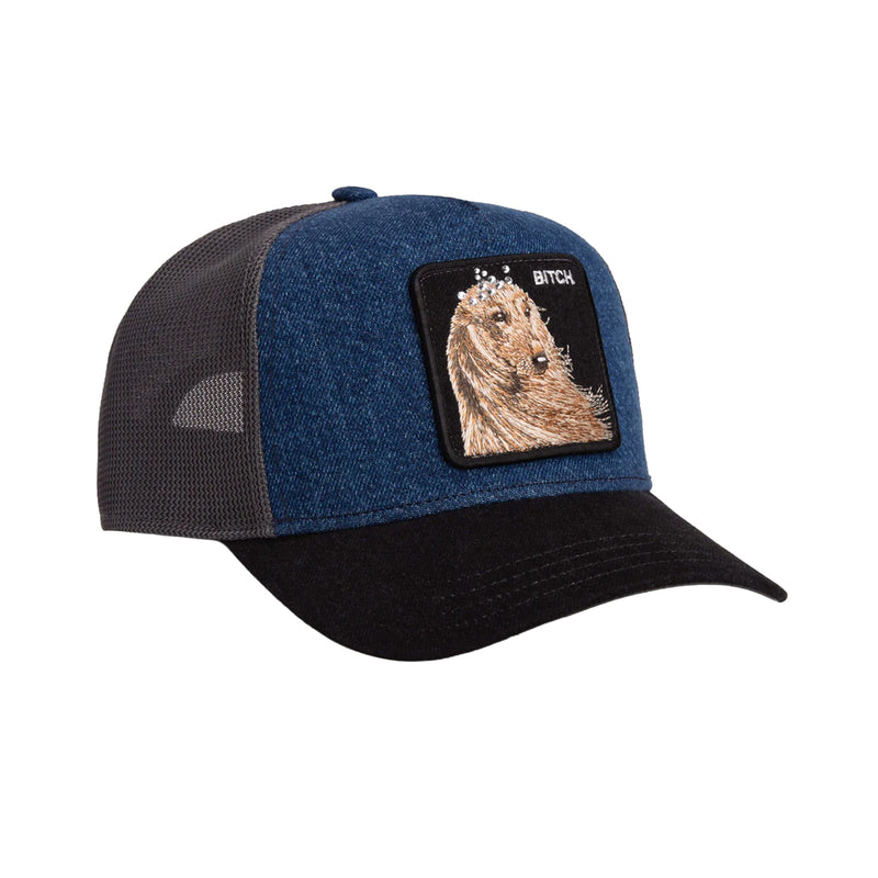 Goorin Bros Unisex Hound Dawg Trucker Hat 101-2760-DEN04 Blue Denim