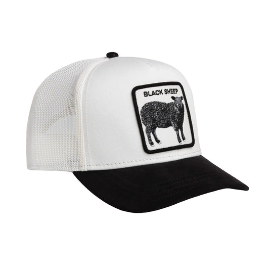 Goorin Bros Unisex Suede Sheep Trucker Hat 101-2849-DUS02 Dust/Void