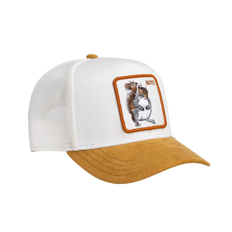 Goorin Bros Unisex Suede Squirrel Trucker Hat 101-2964-DUS12 Dust/Amber