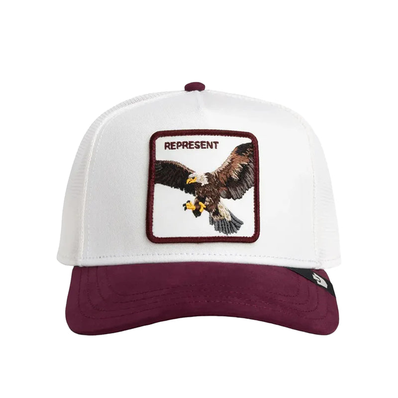 Goorin Bros Unisex Suede Eagle Trucker Hat 101-2968-DUS09 Dust/Desire