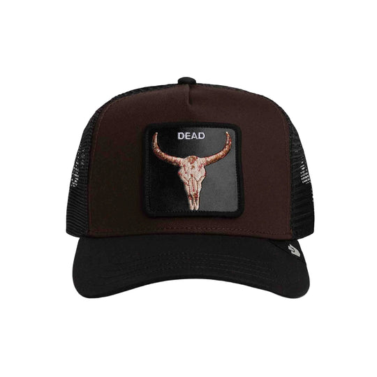 Goorin Bros Unisex Dead Skull Trucker Hat 101-2995-GRO03 Ground/Void