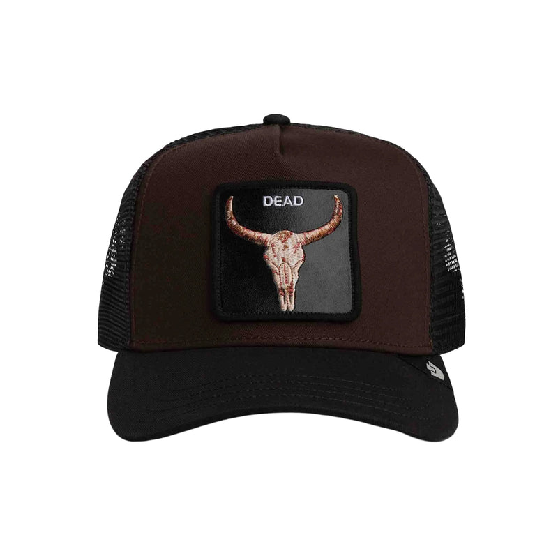 Goorin Bros Unisex Dead Skull Trucker Hat 101-2995-GRO03 Ground/Void
