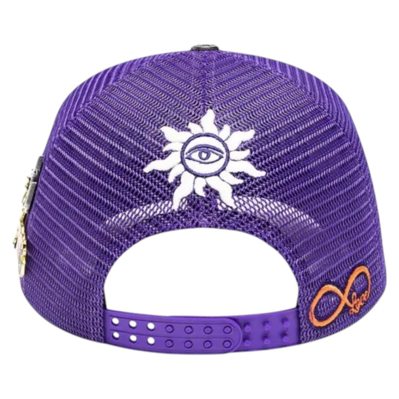 Godspeed Mens Forever Trucker Hat 4EVERHAT Purple/Green