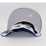 New Era Mens MLB Los Angeles Dodgers World Series 1988 59Fifty Fitted Hat 70529502 Royal Blue, Grey Undervisor
