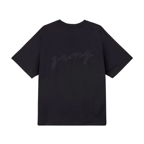 Grimey Mens Savage Domain Oversized Crew Neck T-Shirt GA728-BLK Black
