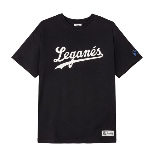 Grimey Mens LEGA X GRMY We Always Dreaming Butarque Crew Neck T-Shirt GA736-BLK Black