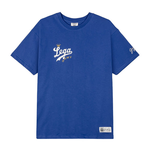 Grimey Mens LEGA X GRMY We Always Dreaming Butarque Crew Neck T-Shirt GA736-RBLU Royal Blue