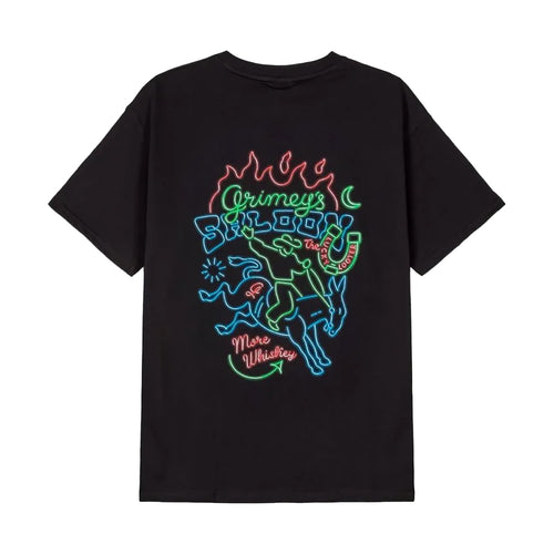 Grimey Mens Lone Hand Crew Neck T-Shirt GA744-BLK Black
