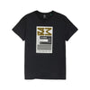 G-Star Raw Mens Side Stencil Crew Neck T-Shirt D22780-336-6484 Dark Black
