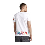 G-Star Mens Raw Repeat Crewneck T-Shirt D23664-336-110 White