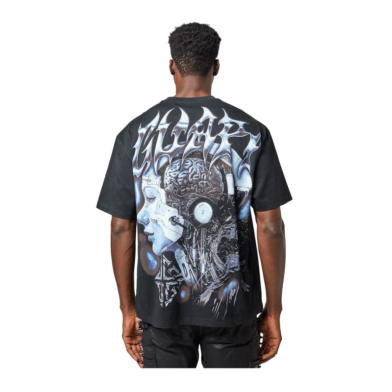 Guapi Mens Deceived Crew Neck T-Shirt 551 Black