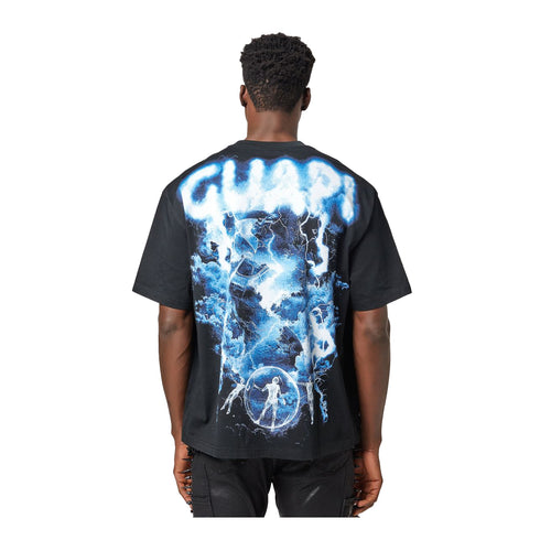 Guapi Mens Vision Crew Neck T-Shirt 552 Cloudy