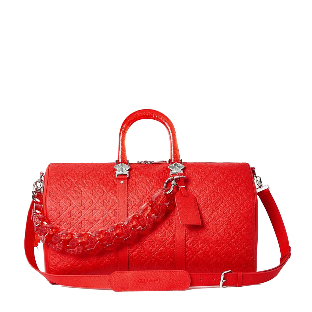 Guapi Unisex Blood Duffle Bag Red