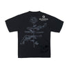 Gunzinii Mens Rose & Weapons Crew Neck T-Shirt Black