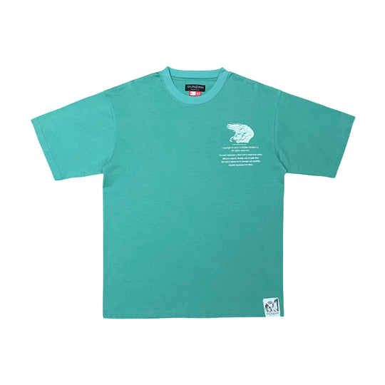 Gunzinii Mens Eagle Crew Neck T-Shirt Emerald