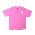 Gunzinii Mens Eagle Crew Neck T-Shirt Pink