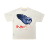 Gunzinii Mens The Wing Crew Neck T-Shirt GZ208 Cream