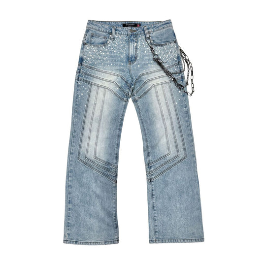 Gunzinii Mens Denim Jeans GZ595-VIN Vintage Indigo