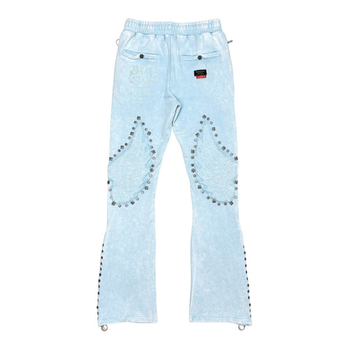 Gunzinii Mens French Terry Sweatpants GZ6006-LBL Light Blue