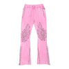 Gunzinii Mens French Terry Sweatpants GZ6006-PNK Pink