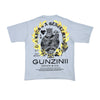 Gunzinii Mens King Of Hearts Crew Neck T-Shirt GZ641-GRY Grey