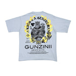 Gunzinii Mens King Of Hearts Crew Neck T-Shirt GZ641-GRY Grey