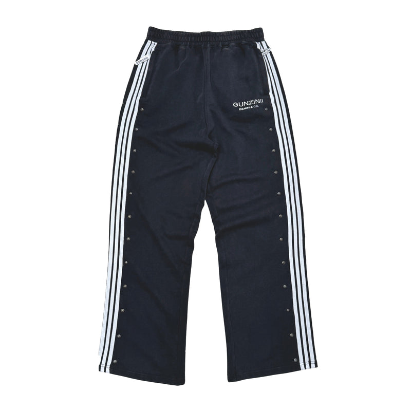 Gunzinii Mens Studded Sweatpants GZ685-BLK Black