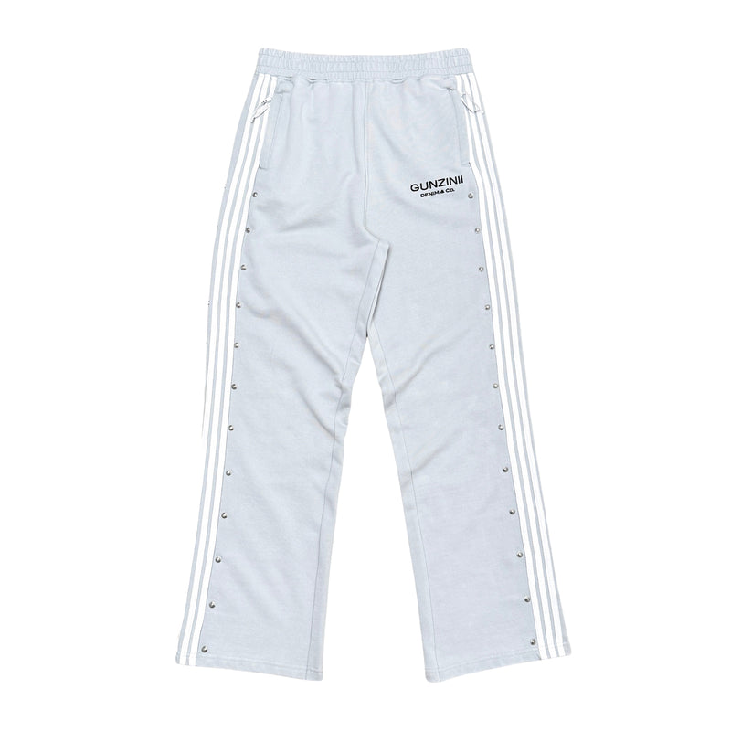 Gunzinii Mens Studded Sweatpants GZ685-LGY Light Grey