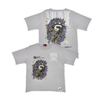 Gunzinii Mens Worldwide Crew Neck T-Shirt GZ692-LTG Light Grey