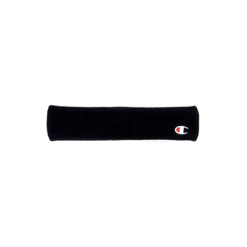 Champion Unisex Terry Headband With 'C" Embroidery H0546L-003 Black Os