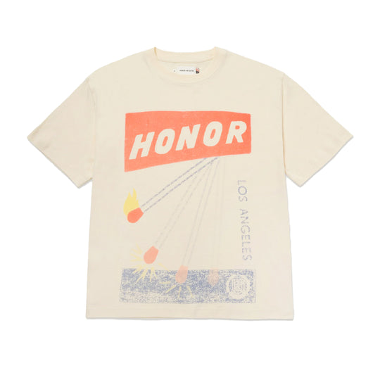 Honor The Gift Mens HTG Match Box Crew Neck T-Shirt HTG240242 White