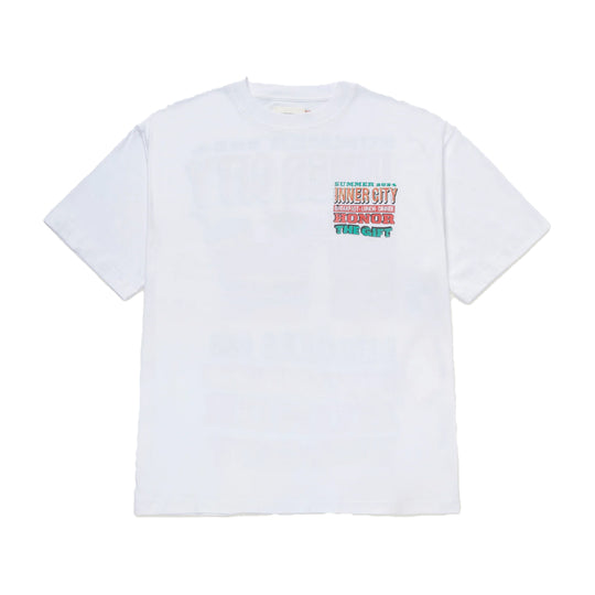 Honor The Gift Mens HTG Burgers Crew Neck T-Shirt HTG240246 White