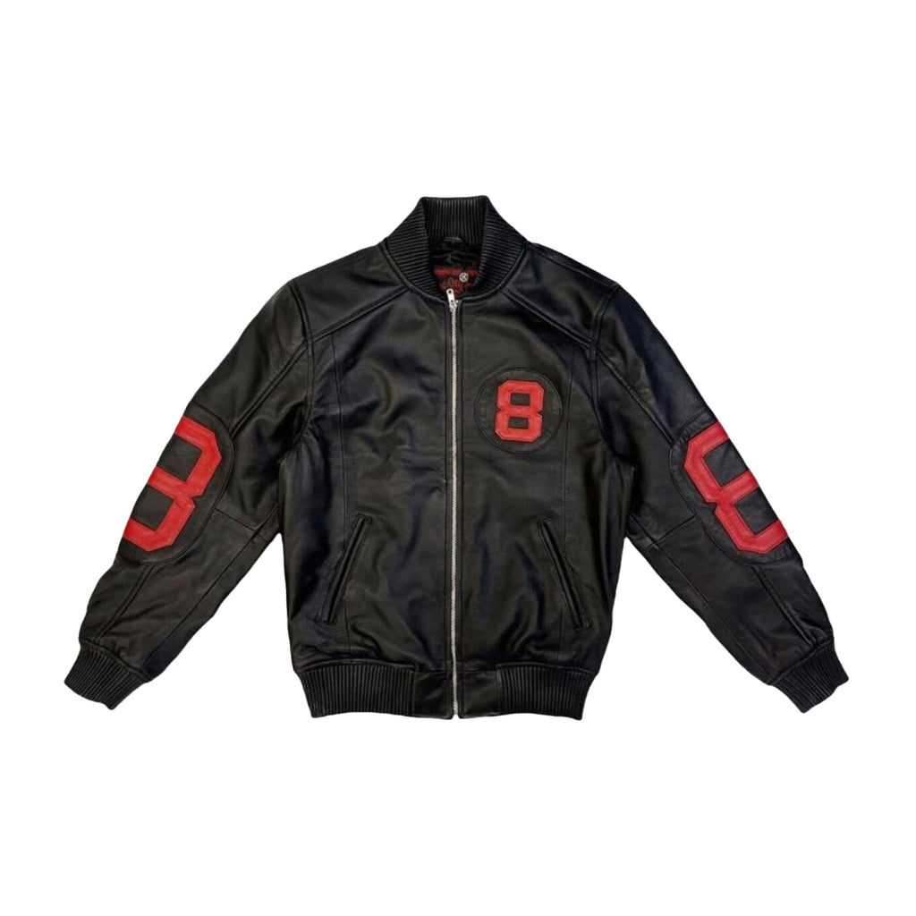 Hudson Outerwear Mens 8-Ball Jacket 222 Black/Red– Premium Lounge NY