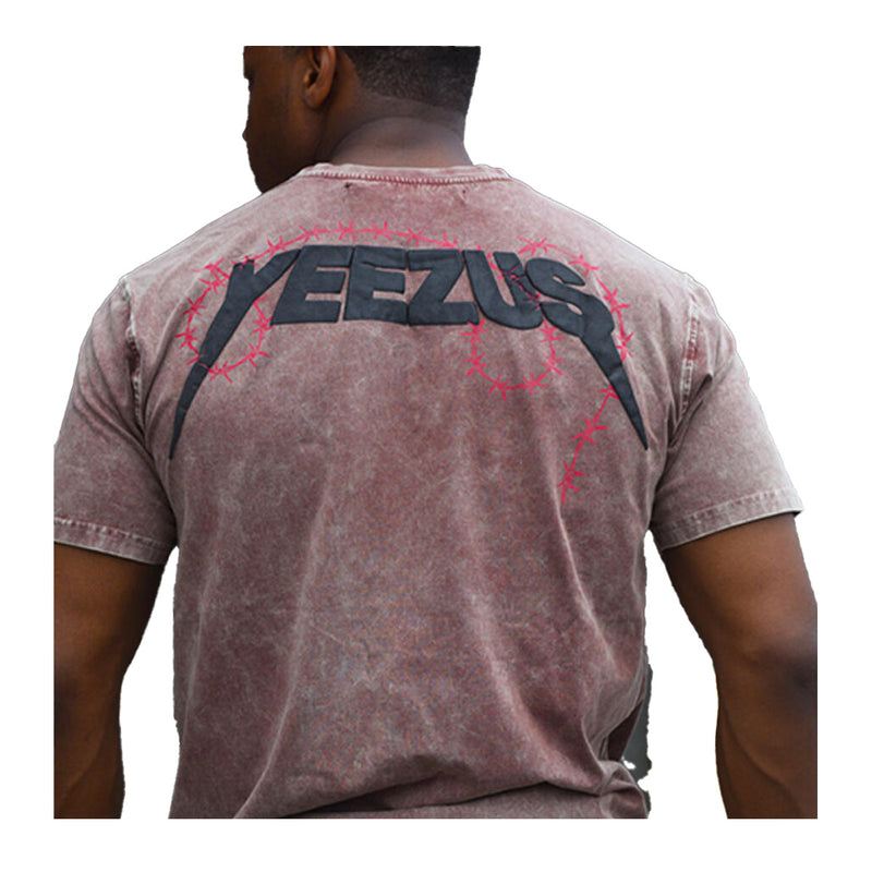 Hudson Outerwear Mens Yezzus Crew Neck T-Shirt 434B Brow Acid