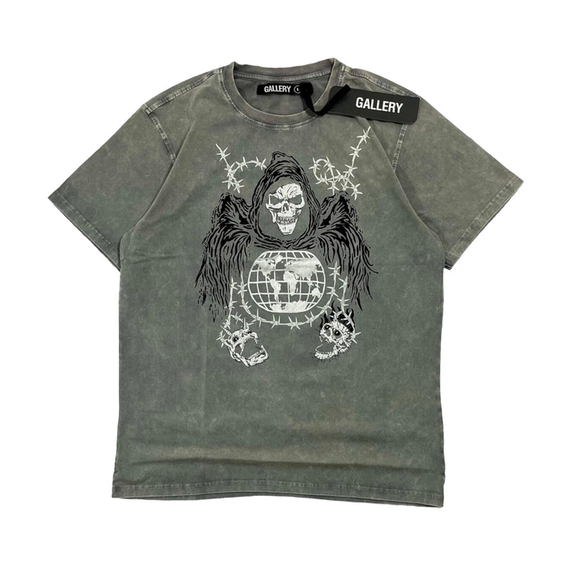 Hudson Outerwear Mens Yezzus T-Shirt 434B-GREY ACID Grey Acid