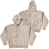 Hudson Outerwear Mens Studded Fleece Oversized Hoodie 585 Grey