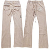 Hudson Outerwear Mens Studded Fleece Flare Joggers 586 Grey