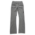 Hudson Outerwear Mens Studded Fleece Flare Joggers 586 Grey