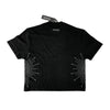Hudson Outerwear Mens Starburst Crew Neck T-Shirt 595-BLK Black